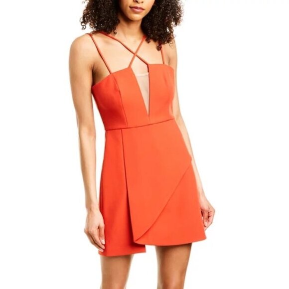 BCBGMaxAzria Curry Red Mini Dress - Picture 9 of 9